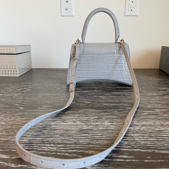 Balenciaga grey croc hourglass bag - Picture 3 of 4